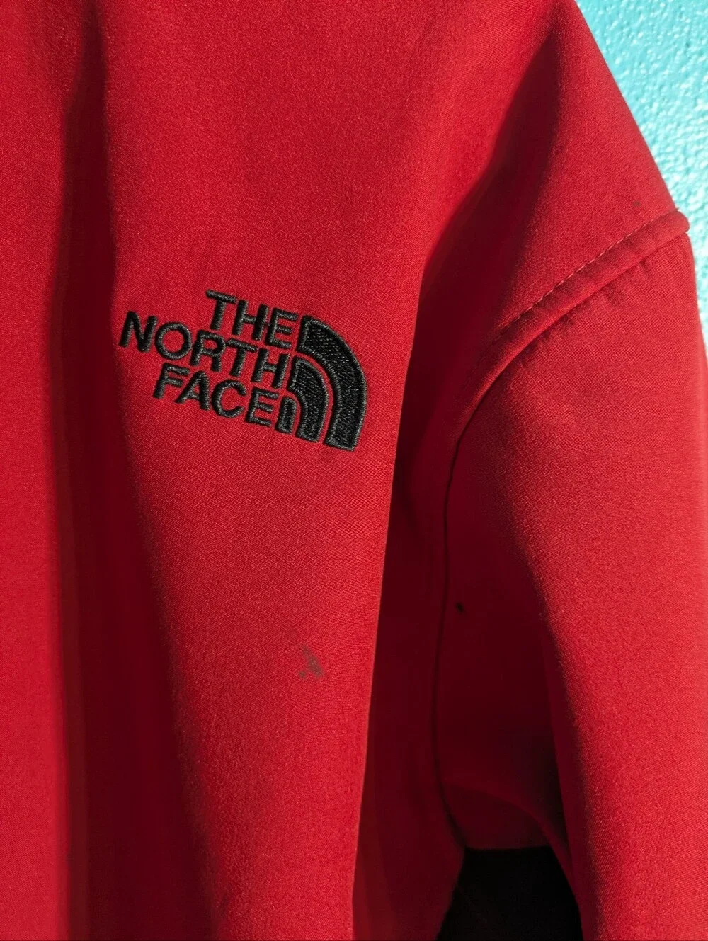 The North Face Jacket Mens Medium Apex Chromium Thermal Softshell‎ Coat Red TNF